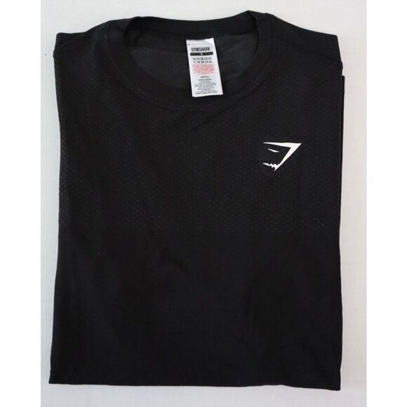 Gymshark GMST4032 Men's Sz Small Black S/S Nylon Blend Arrival T-Shirt - Picture 4 of 6